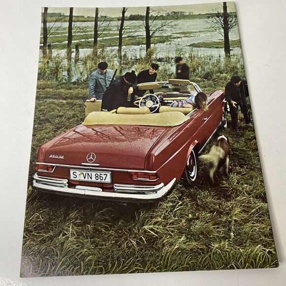 Vintage 1966 Mercedes-Benz 250 Automobile Dealer Sales Brochure Catalog - Picture 5 of 5